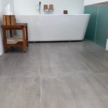 large tiles in small room